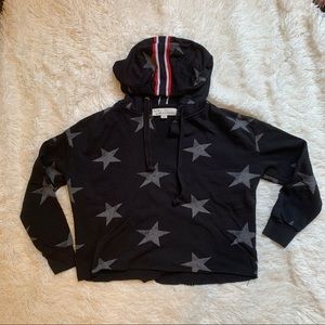 VINTAGE HAVANA black sweatshirt with stripe